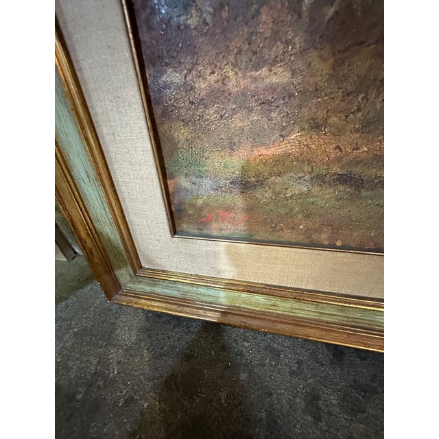 Sergio Tosi, Straw Houses, Oil on Cardboard, 1960s For Sale - Image 4 of 9