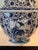 Chinoiserie Late 20th Century Large 18" Chinese Blue & White Hexagonal Porcelain Vase Bird Floral Qianlong Mark For Sale - Image 3 of 8