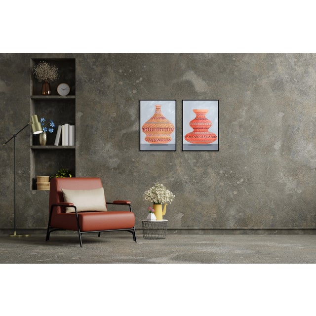 2024, Figurative Still Life Painting Diptych For Sale In Miami - Image 6 of 9