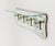 Mid-Century Coat Rack Shelf in Mirror, Brass & Glass attributed to Cristal Art, Italy, 1950s For Sale - Image 16 of 18