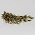 Waterfall Black and Gold Glass Beaded Dangle Clip Earrings For Sale In Atlanta - Image 6 of 8