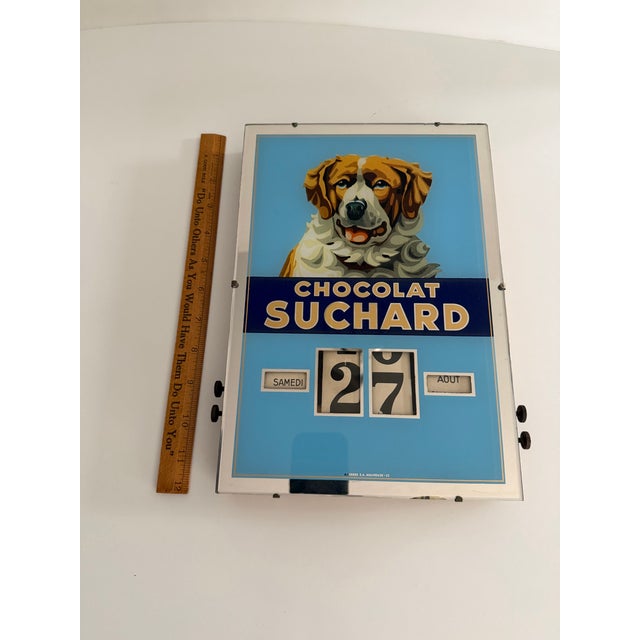 1960’s Swiss Chocolat Suchard Perpetual Wall Calendar For Sale - Image 9 of 10