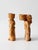 Wood Mid-Century Wood Folk Art Basket Carrying Figures For Sale - Image 7 of 10