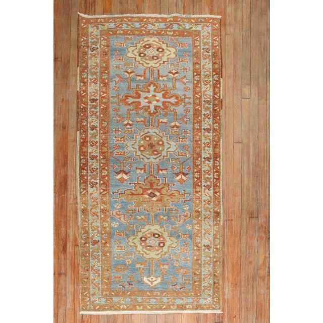 Early 20th Century Early 20th Century Zabihi Collection Persian Malayer Small Runner - 3'4" x 6'10" For Sale - Image 5 of 7