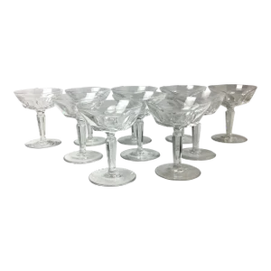 Set of 10 Waterford Sheila Cut Champagne or Tall Sherbet