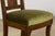 Set of 10 Mid-19th Century French Directoire Walnut Dining Chairs in Olive Green For Sale - Image 15 of 18