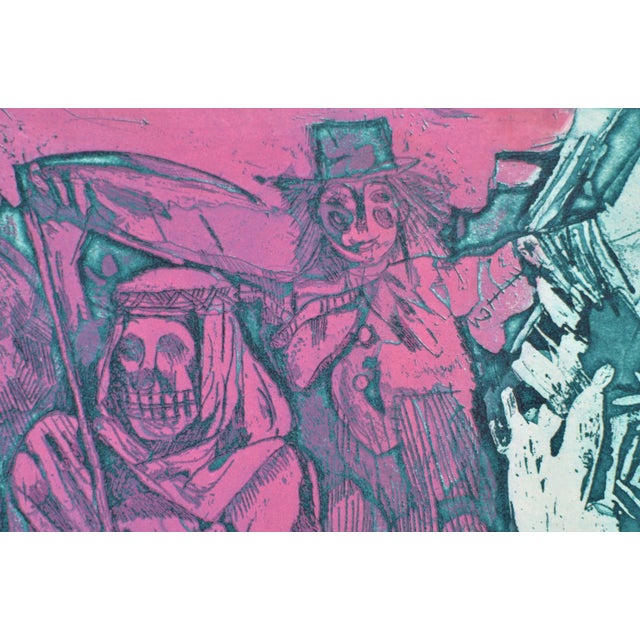 Postmodern Malda Muizule, Mummery, 1986, Etching For Sale - Image 3 of 11