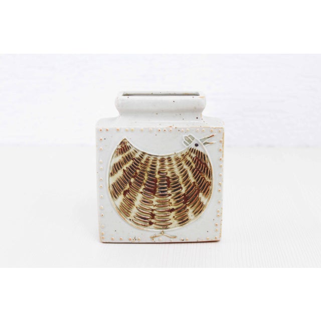 Scandinavian Ceramic Vase, 1960s For Sale - Image 10 of 11
