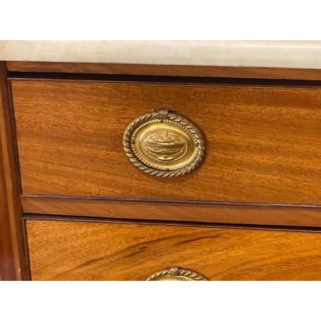 Wood 19th C. French Louis XVI Fruitwood Commode For Sale - Image 7 of 7