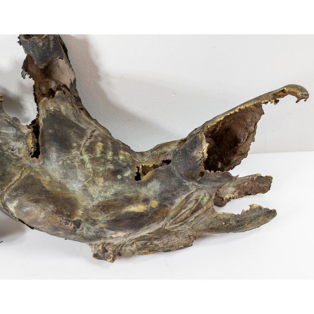 Contemporary Modern Brutalist Bronze Sculpture "Busqueda" by Olivia Guzman For Sale - Image 4 of 12