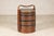 Vintage Chinese Rattan Wedding Basket with Carved Handle and Nested Containers For Sale - Image 17 of 18