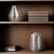 Metal Chiseled Silver Cylinder Vase- Large For Sale - Image 7 of 7