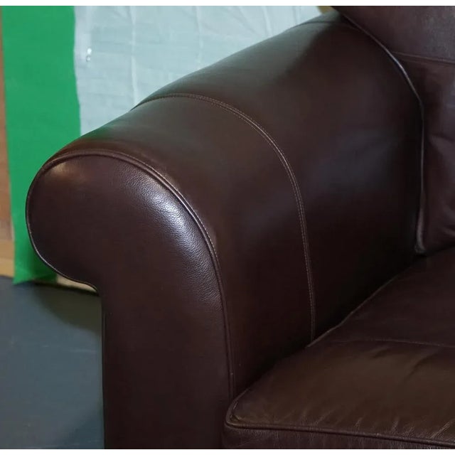 Vintage Duresta Sofa in Brown Leather For Sale - Image 14 of 18