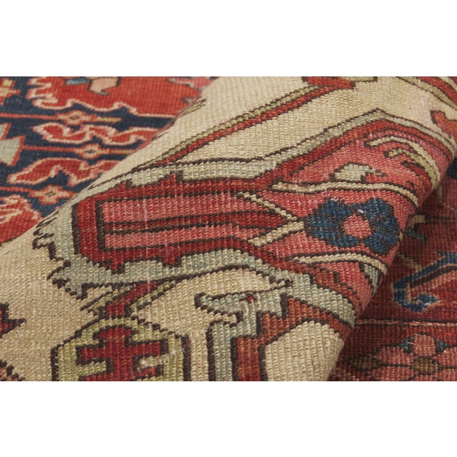 Late 19th Century Persian Serapi Rug, 09'08 X 13'02 For Sale In Dallas - Image 6 of 10