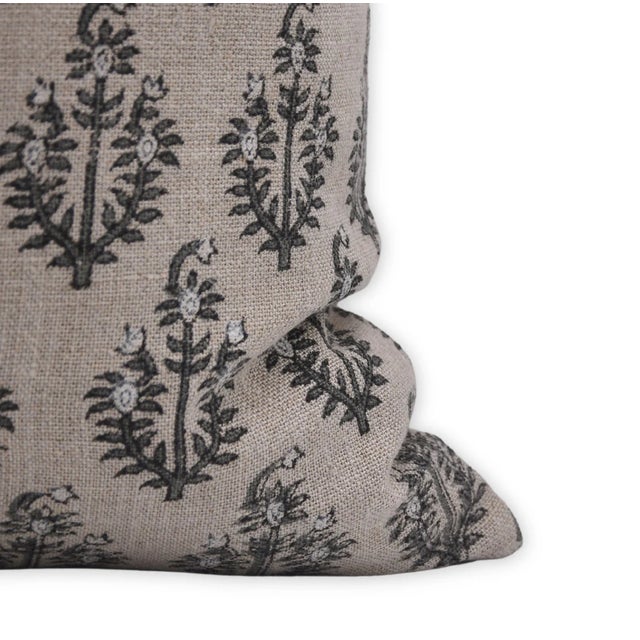 Not Yet Made - Made To Order Fabdivine Thick Linen Cushion Cover 12x20 Inch -Neelgagan For Sale - Image 5 of 7