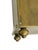 Vintage Edward Alden Brutalist Brass-Tone Metal Wall Curio Shelf Cabinet, Hong Kong, Signed For Sale - Image 13 of 17