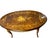 Brown Mid Century Inlaid Italian Oval Coffee Table For Sale - Image 8 of 10