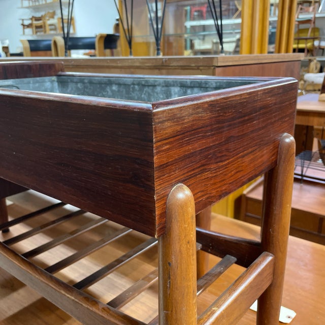 Wood Arne Wahl Iversen Rosewood Danish Modern Planter For Sale - Image 7 of 9