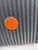 Striped Leather Cognac Club Chair from Fendi, 1990s For Sale - Image 4 of 7