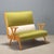 Vintage 2-Tone Velvet Sofa, 1950s For Sale - Image 11 of 11