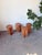 Brown Vintage Oak Stools, 1950s, Set of 4 For Sale - Image 8 of 18