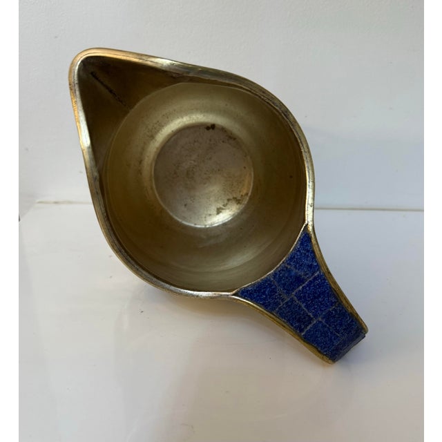 1970s Brass and Lapis Lazuli Pitcher Attributed to Salvador Teran For Sale In Chicago - Image 6 of 11