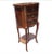 Wood French Louis XV Style Brass Ormolu Mahogany 2-Tier 3-Drawer Oval Side Table For Sale - Image 7 of 8