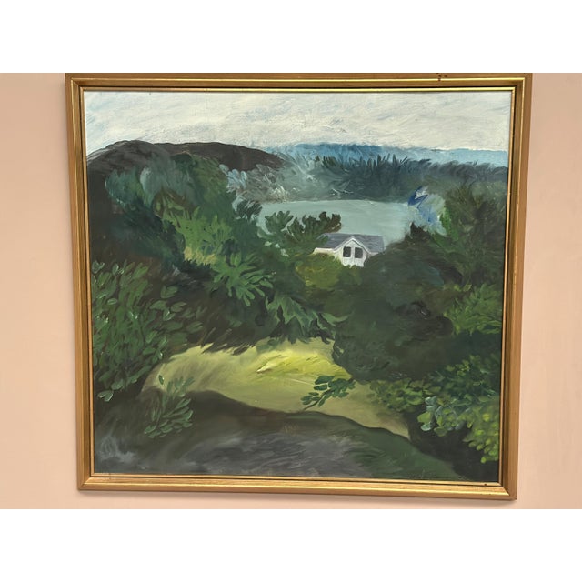 Swedish Artist, Evening in the Archipelago, 1964, Oil on Canvas, Framed For Sale - Image 7 of 18
