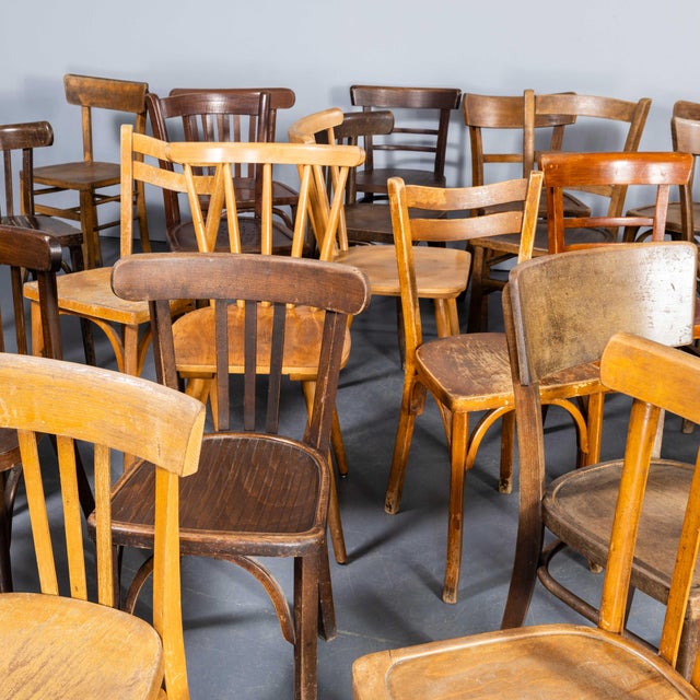 Vintage Bentwood Pub Chairs, 1950s, Set of 6 For Sale - Image 12 of 14