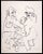 Figures is a china ink Drawing realized by Mino Maccari (1924-1989) in 1970s. Hand-signed on the lower margin. Good...