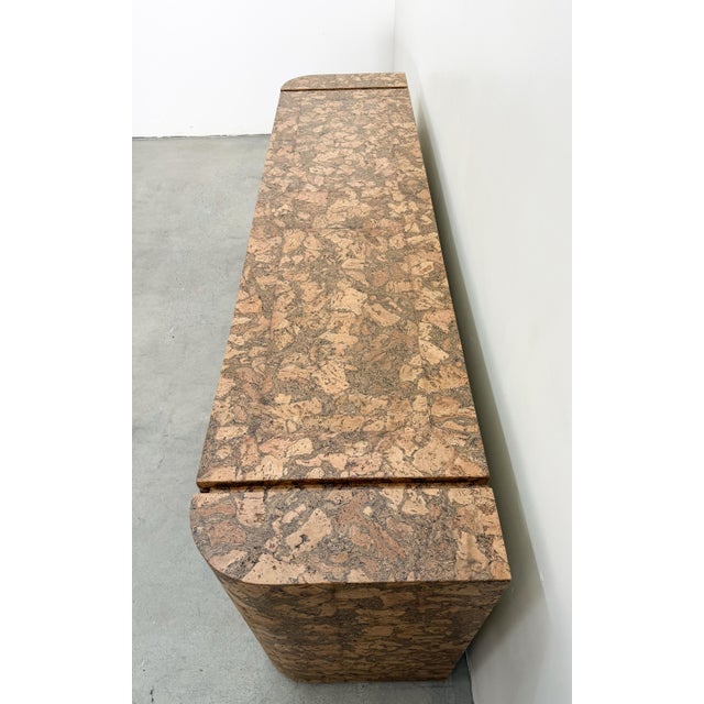 Vintage 1970s MCM Six Drawer Cork Dresser For Sale - Image 9 of 10