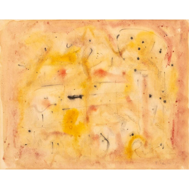 Bradley Walker Tomlin (American, 1899-1953), "Abstract Lines", Mixed Media on Paper, 1951, watercolor, ink, and gouache,...