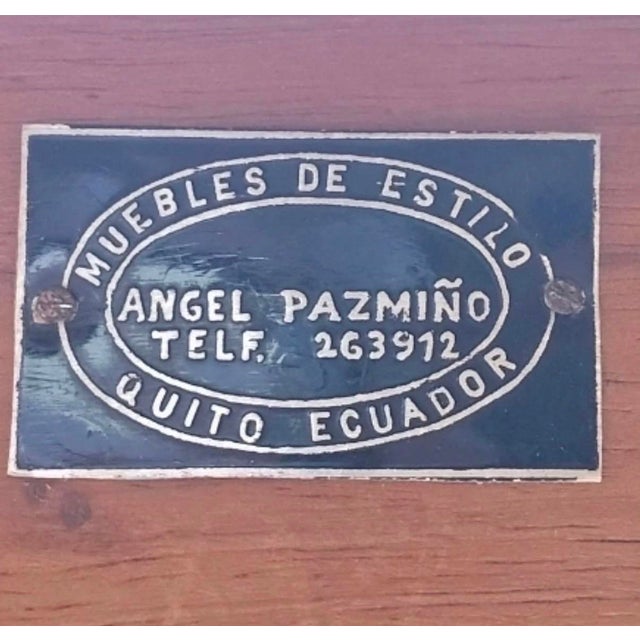 Mid-Century Modern Tooled Leather Sling / Safari Lounge Chair by Angel Pazmino, Ecuador, C. 1960s For Sale - Image 11 of 11