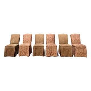 Set of 6 | Parsons Chairs | Designer For Sale