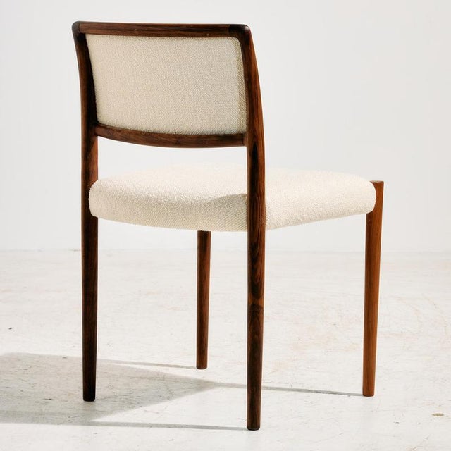 Rosewood Model 80 Dining Chairs by Niels O. Møller for J.L. Møllers Møbelfabrik, 1960s, Set of 2 For Sale - Image 3 of 14
