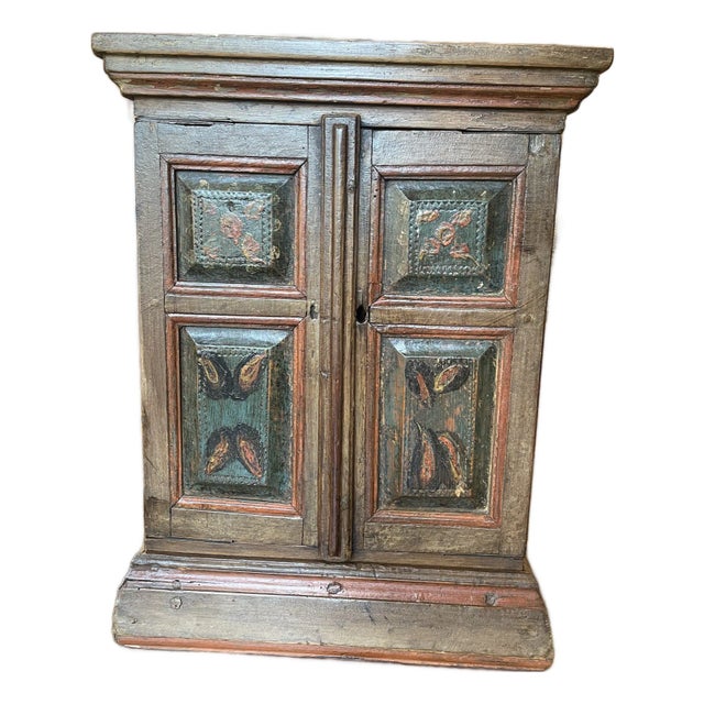 18th Century Painted Pine Letter Box Cabinet From the Home of Michael J. Fox For Sale
