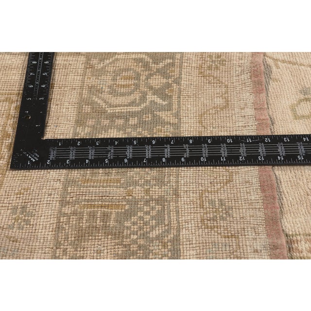 Textile Vintage Turkish Oushak Rug, 07'05 X 13'08 For Sale - Image 7 of 10