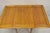 Vintage Mid Century Modern Klismos Saber Leg Oak Wood Drop Leaf Dining Table For Sale In Philadelphia - Image 6 of 12