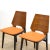Pair of 1960s Occasional Chairs in Black & Orange For Sale - Image 4 of 9