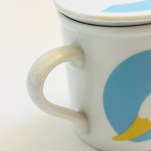 Vintage Lidded Ceramic Goose Mug by Takahashi, Japan For Sale - Image 9 of 13
