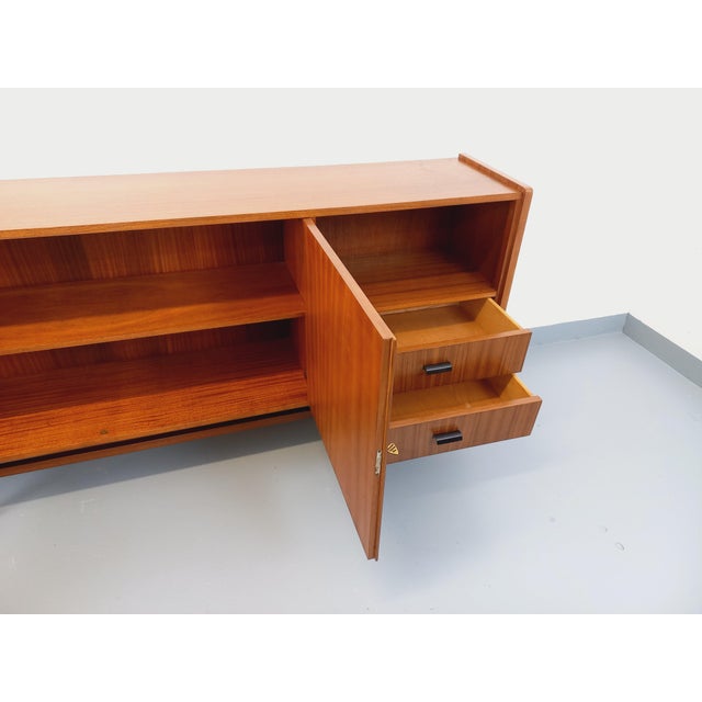 Vintage Scandinavian-Style Teak Sideboard, 1960s For Sale - Image 13 of 18