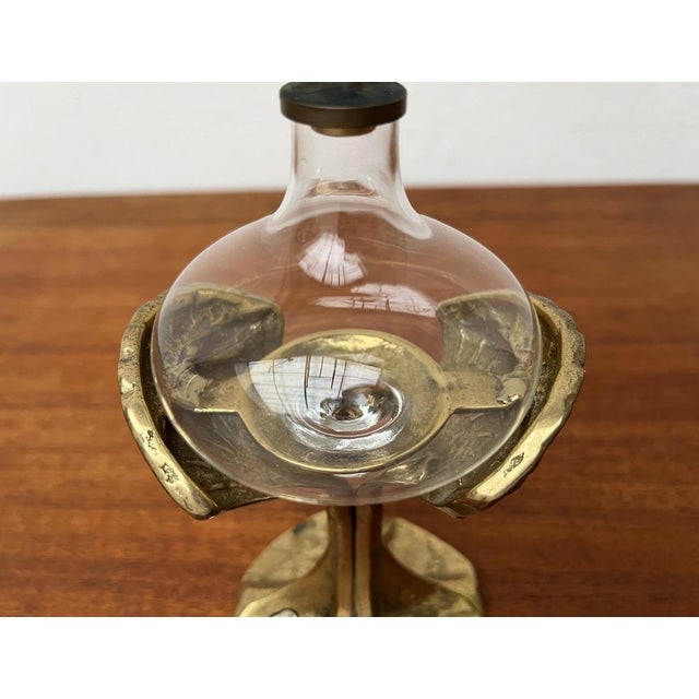 Mid-Century German Bronze Ornamental Oil Lamp from Gilde, 1960s For Sale - Image 14 of 15