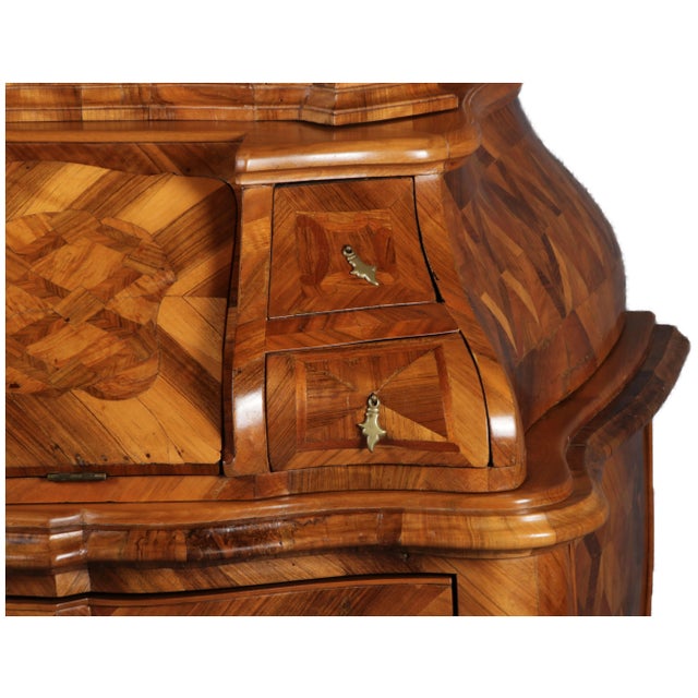 Baroque Museum Secretary Mainz in Walnut, 1750s For Sale - Image 12 of 18