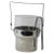 Vintage Postmodern Inox and Glass Ice Bucket For Sale - Image 10 of 10