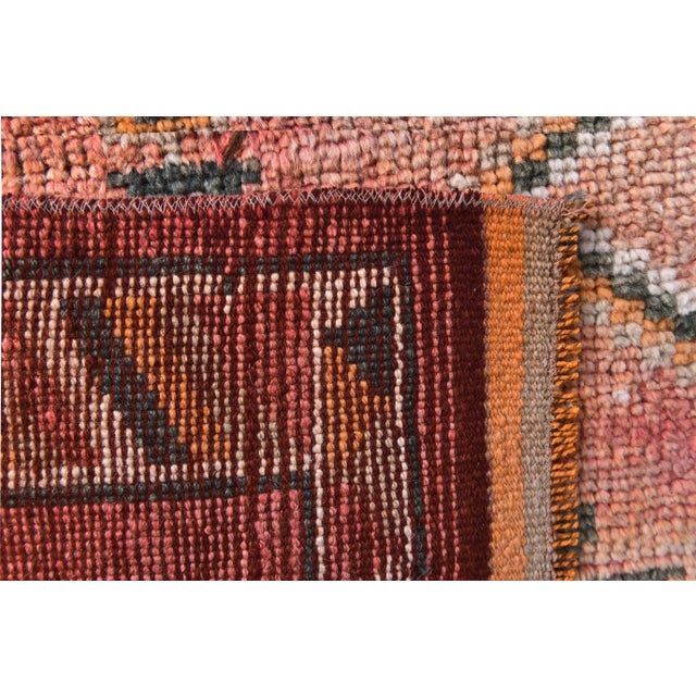 Vintage Runner Rug in Wool For Sale - Image 12 of 13