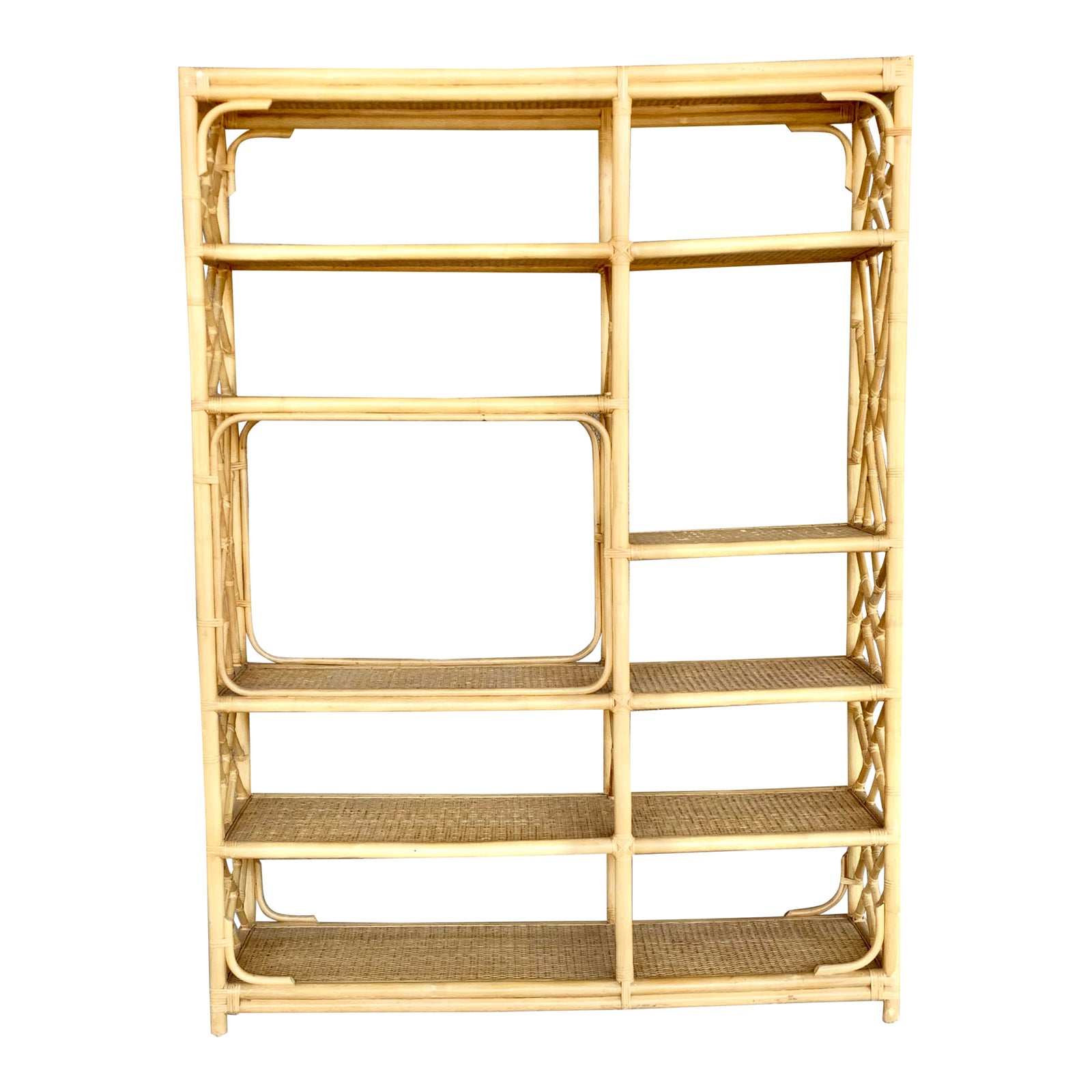 Vintage Bamboo Etagere Chairish