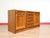 Brown Mid Century Modern Vintage Teak Danish Sideboard Credenza in the Style of Dyrlund For Sale - Image 8 of 14
