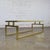 Late 20th Century Modern Coffee Table Brass Toned Anodized Aluminum Frame With a Glass Inset Top For Sale - Image 6 of 18