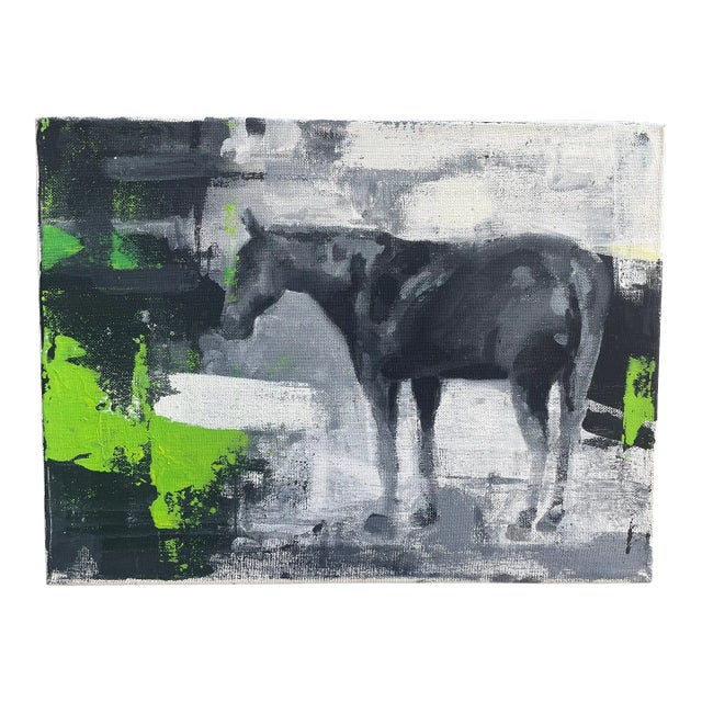 “Horse Afield” Expressive Painting by Joseph Christy For Sale