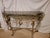 Metal Maitland Smith Marble Regency Style Sofa Table For Sale - Image 7 of 13